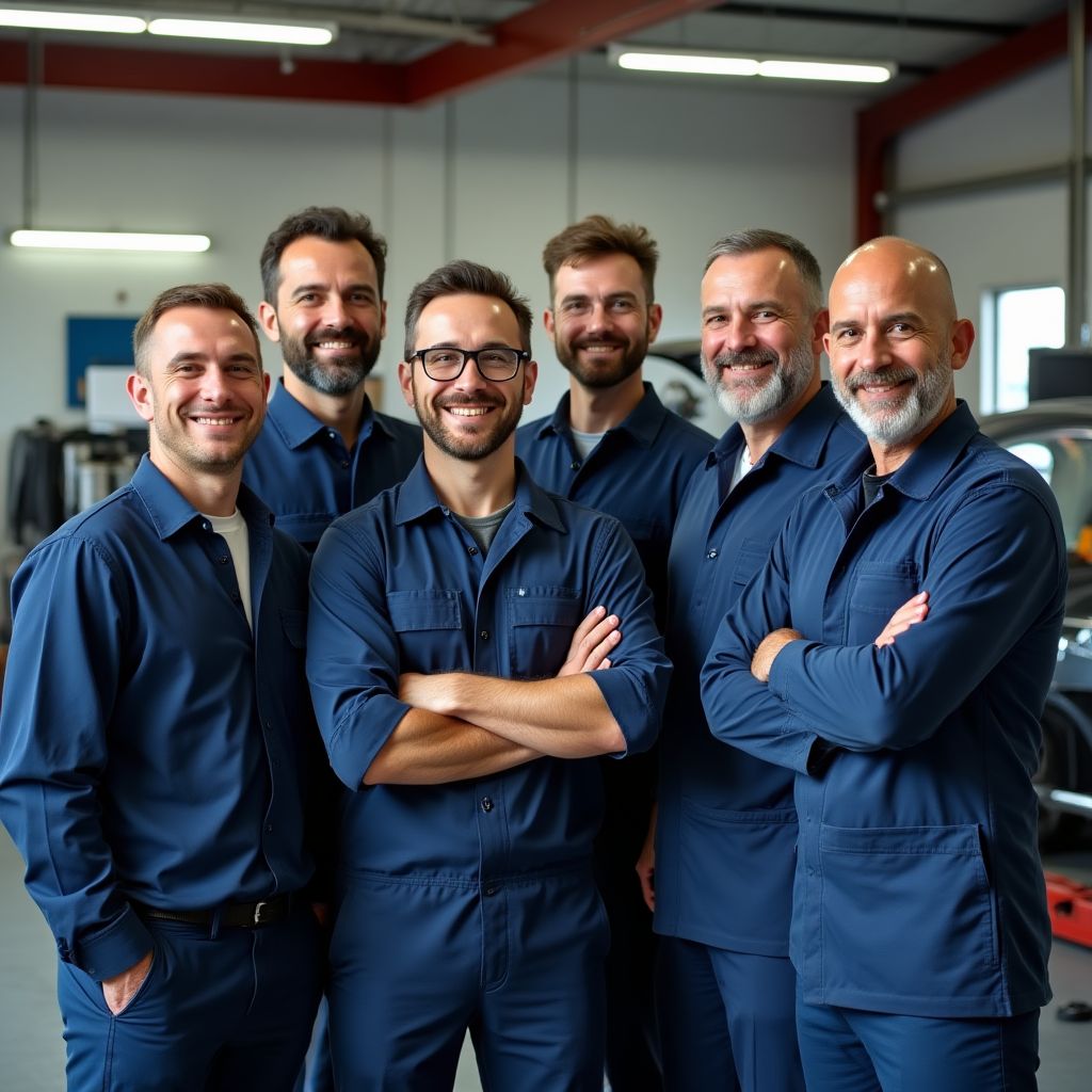 Nuestro equipo de mecánicos